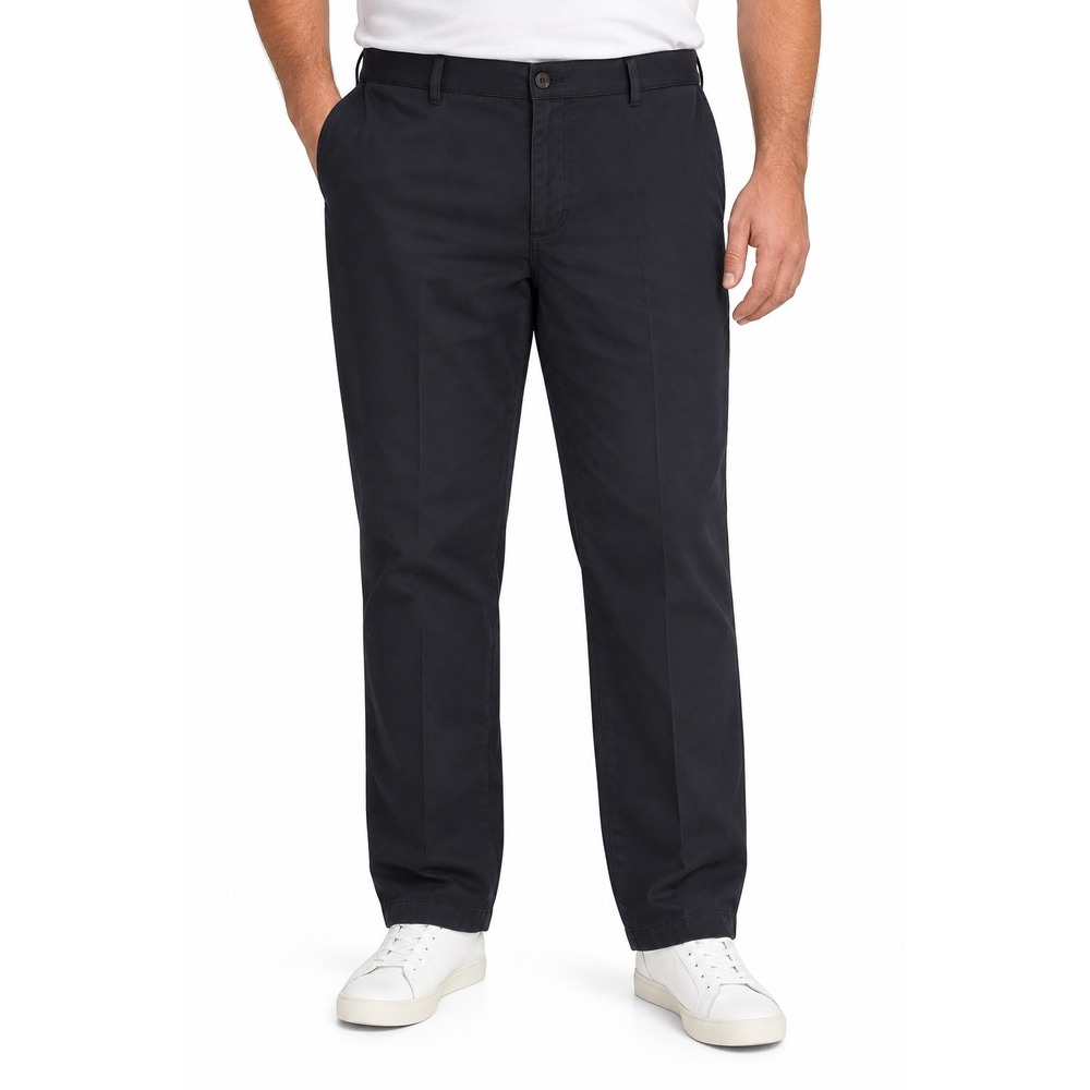 Dockers Men's Big & Tall Chino Pants 46x33 Black Navy Straight Leg